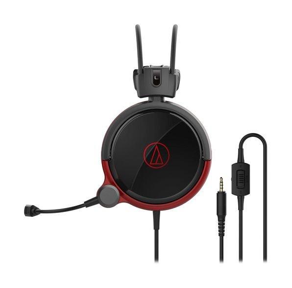 Audio-Technica High-Fidelity Closed Back Gaming Headset - Black/Red