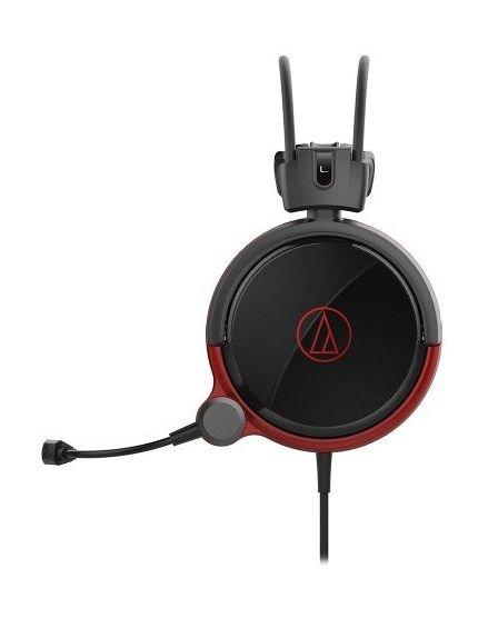 Audio-Technica High-Fidelity Closed Back Gaming Headset - Black/Red