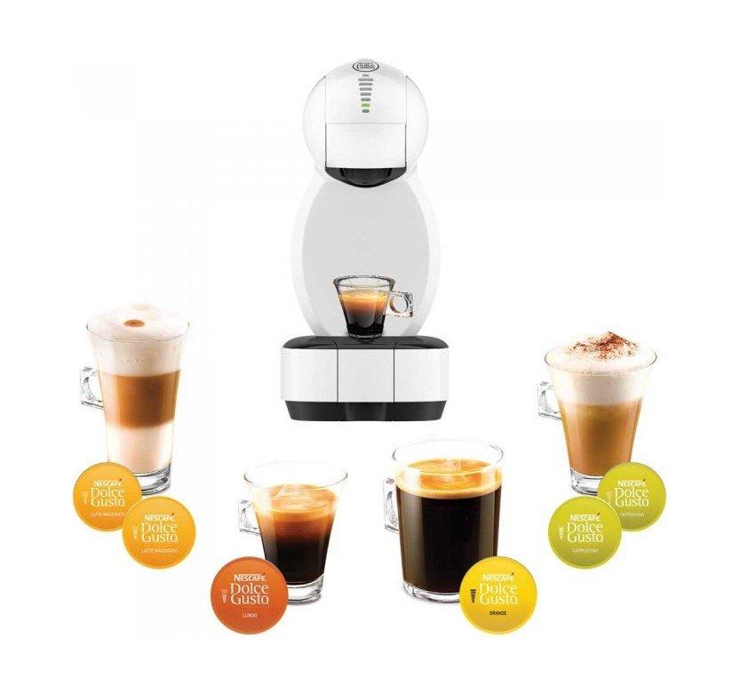 Dolce Gusto Nescafe NDG 1460 W Coffee Machine 1L White Price in Kuwait Xcite