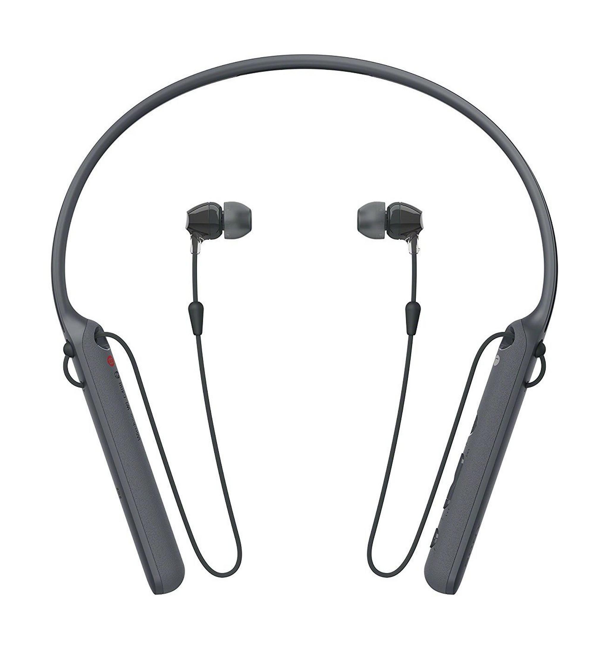 سماعات الرأس اللاسلكية من سوني - أسود (WI-C400 / BZ)
