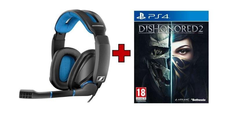 Sennheiser GSP 300 Wired Gaming Headset + Dishonored 2 – PlayStation 4 Game