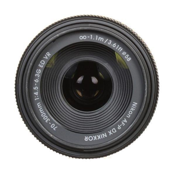 عدسة نيكون إيه إف-بي دي إكس نيكور ٧٠ - ٣٠٠ ملم وفتحة عدسة إف/٤,٥ - ٦,٣ جي  إي دي   في آر - أسود