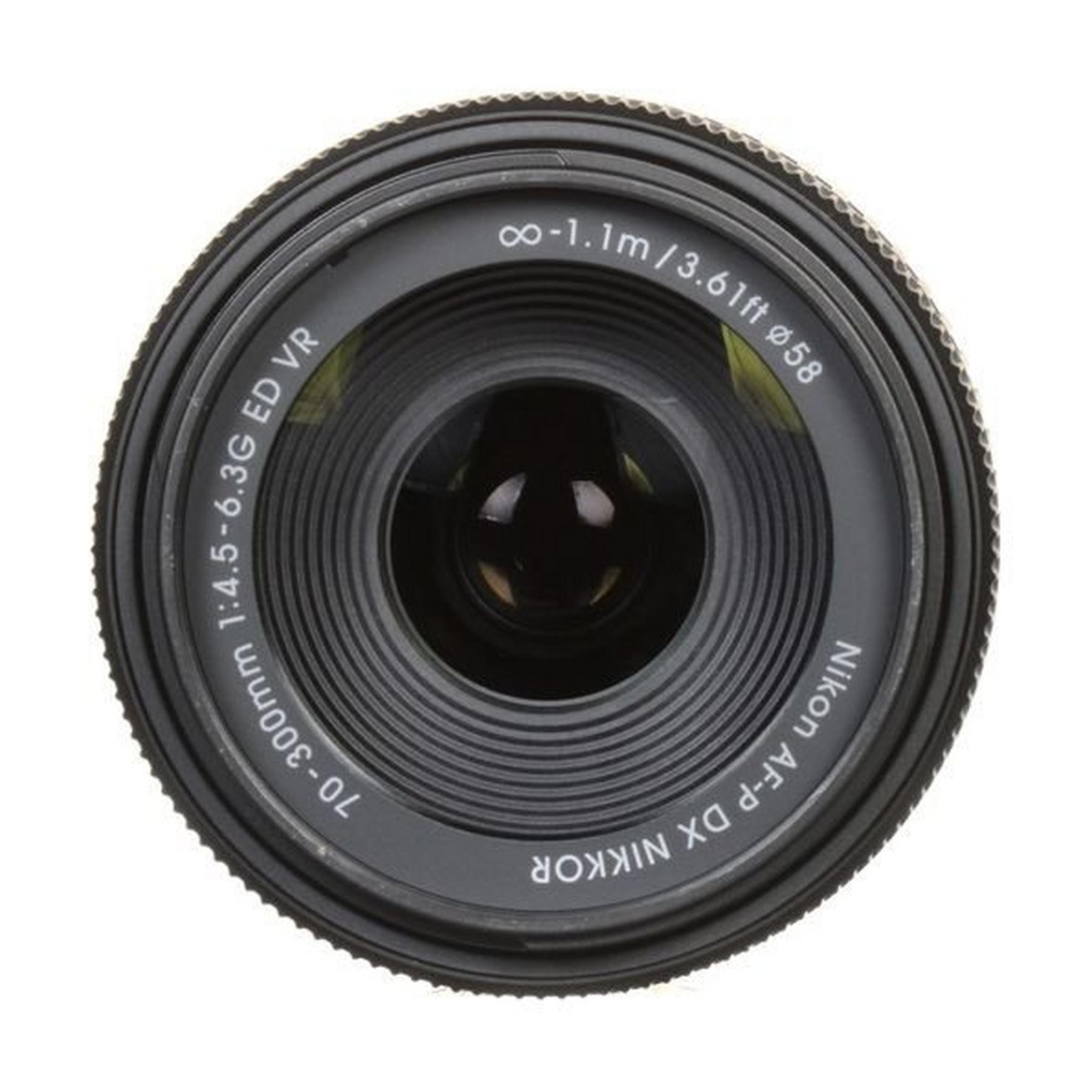 Nikon AF-P DX NIKKOR 70-300mm f/4.5-6.3G ED VR Lens - Black