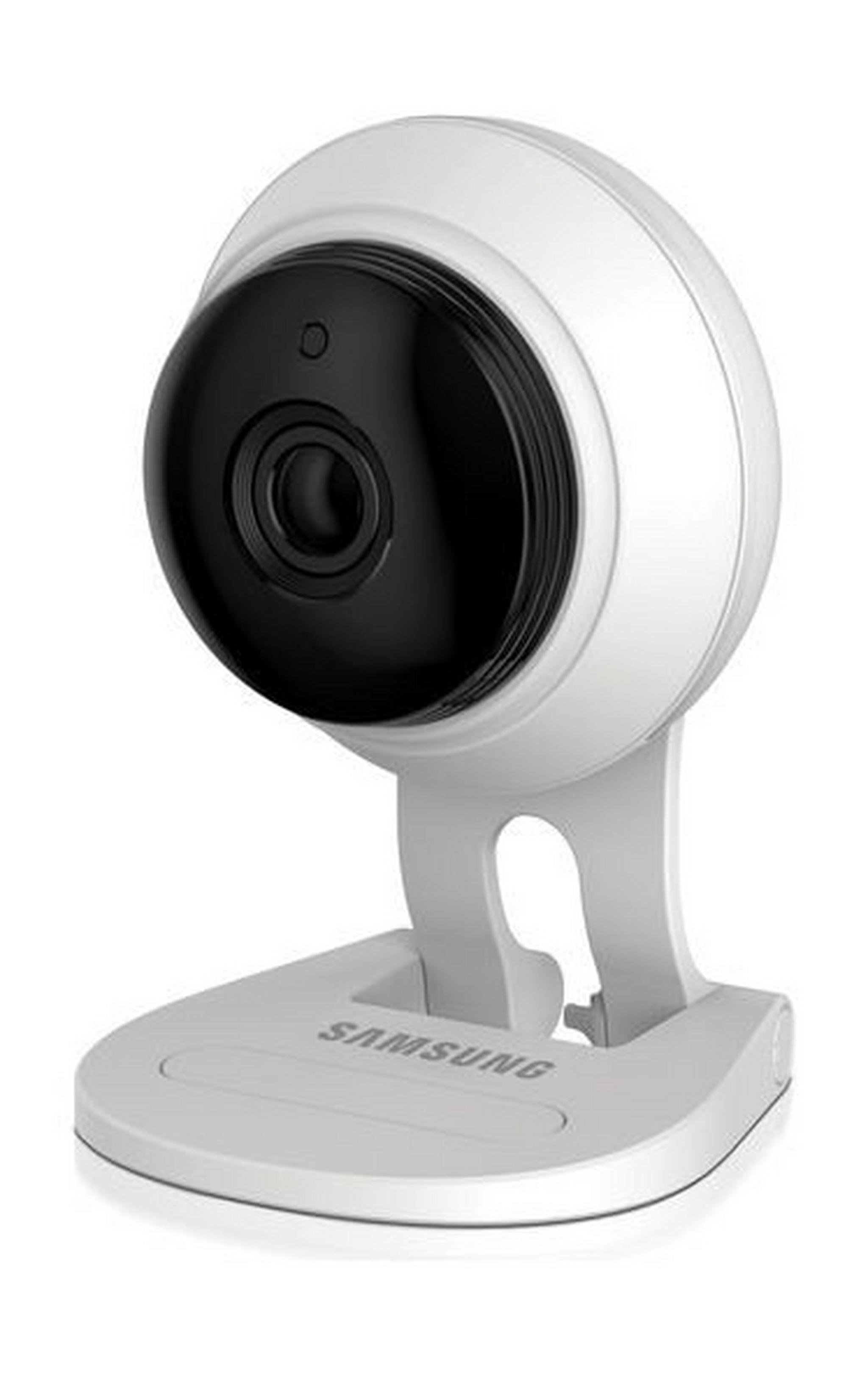 كاميرا سامسونج سمارتكام إتش دي بلس ١٠٨٠ بكسل بتقنية الواي - فاي مع رؤية ليلية - أبيض (SNH-C6417BN)