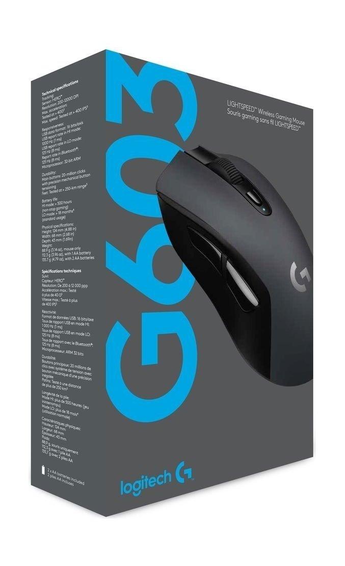 Logitech G603 LIGHTSPEED Wireless Gaming Mouse - Black