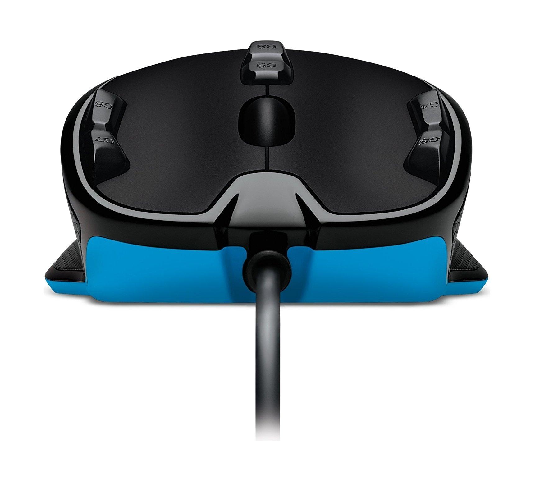 Logitech G300s Optical Ambidextrous Wired Gaming Mouse - Black