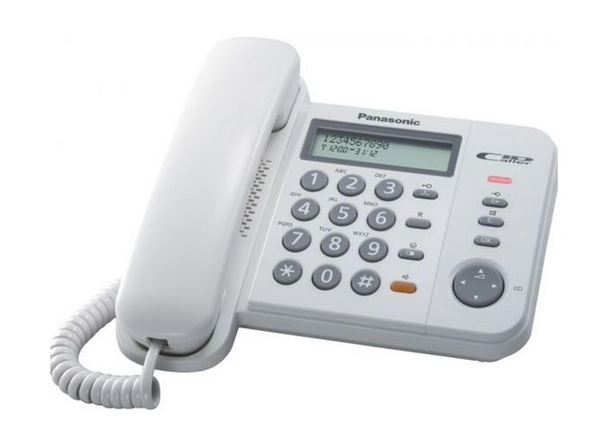 Panasonic Corded Telephone (KX-TS580FXW) - White