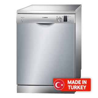 Buy Bosch free-standing dishwasher, 5 programs, 12 place settings, sms50d08gc - silver in Saudi Arabia