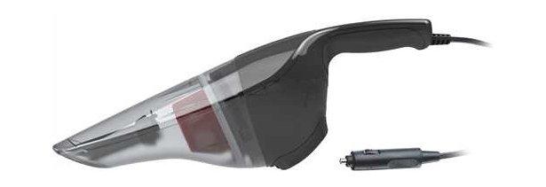 مكنسة كهربائية سلكية محمولة باليد 12 فولت من بلاك + ديكر، NV1210AV - أحمر/رمادي