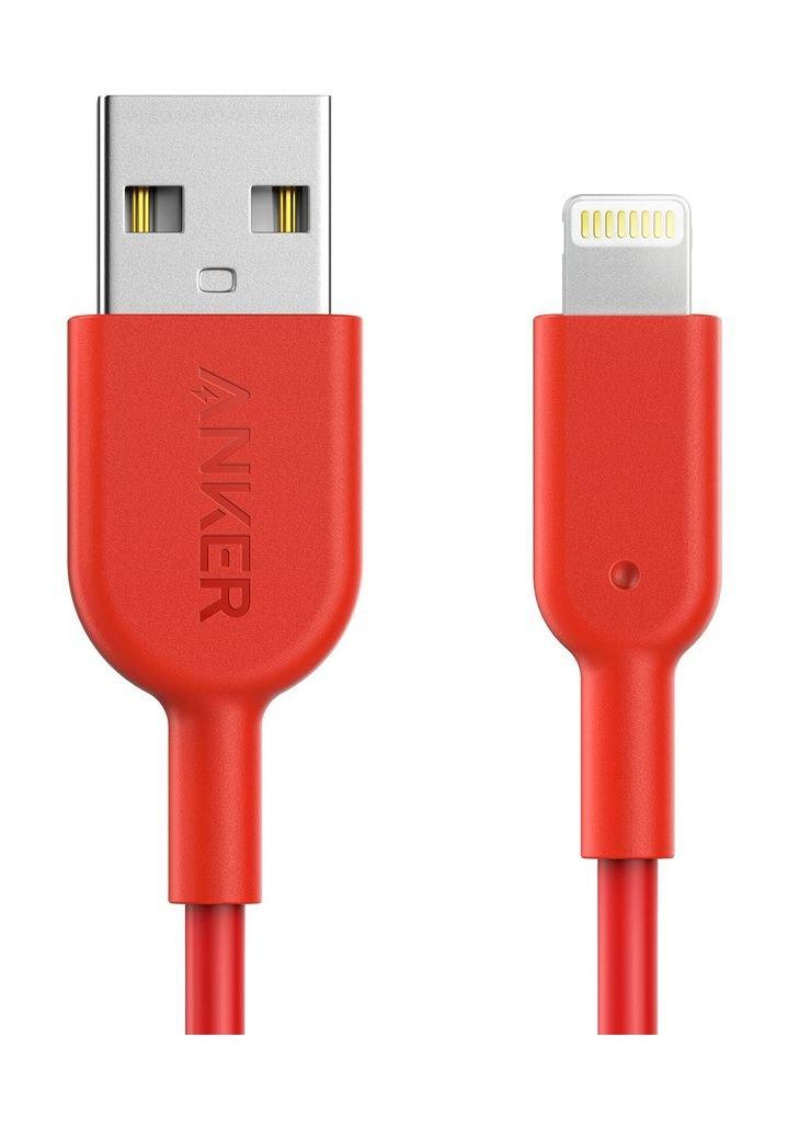 Anker PowerLine II Lightning Cable 1.8m Red Price in Kuwait Xcite
