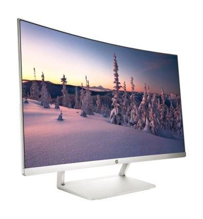 HP 27 inch Curved Full HD Desktop Monitor - White