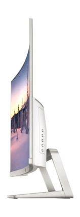 HP 27 inch Curved Full HD Desktop Monitor - White