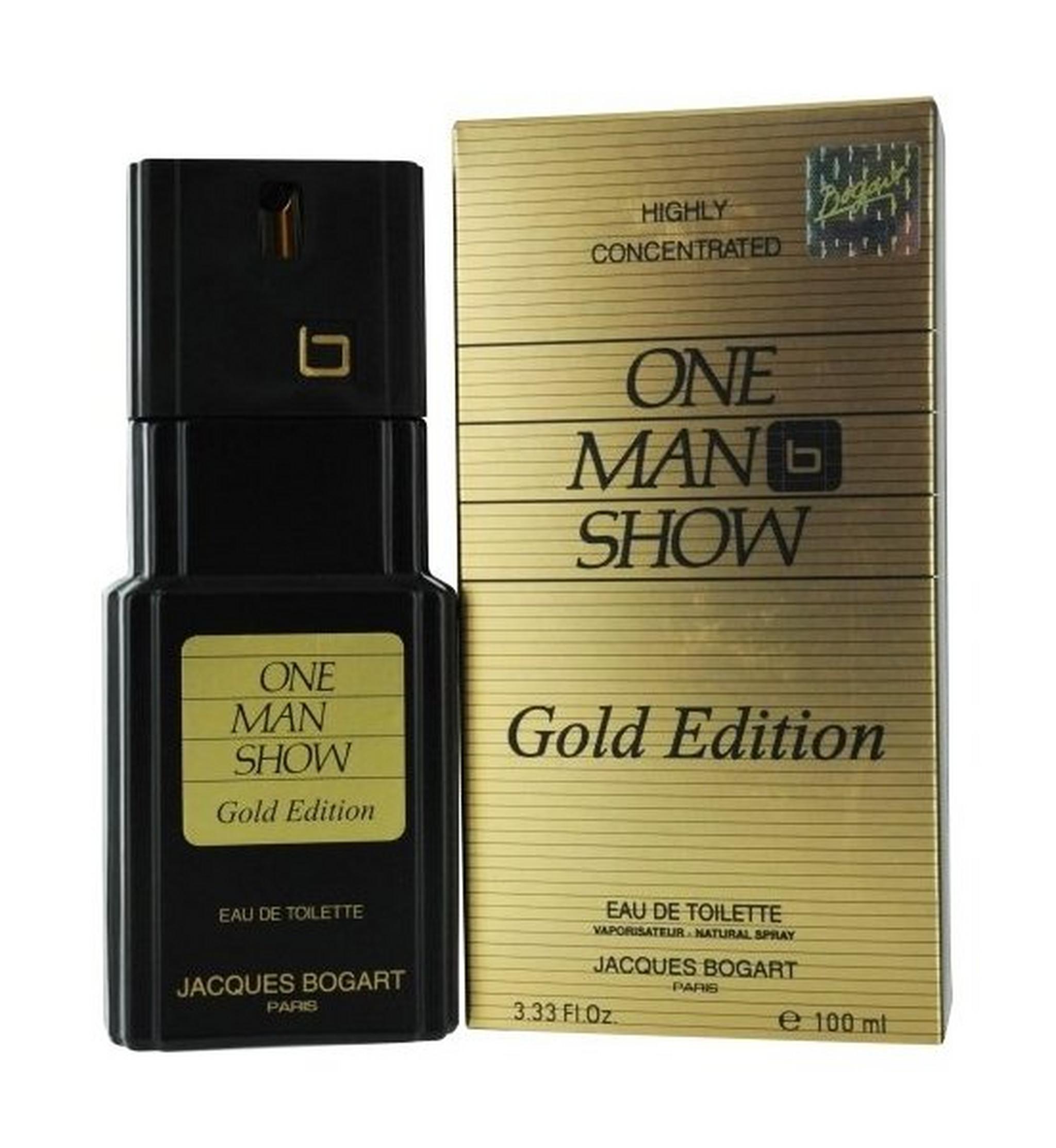 One Man Show Gold Edition by Jacques Bogart for Men 100 ml Eau De Toilette
