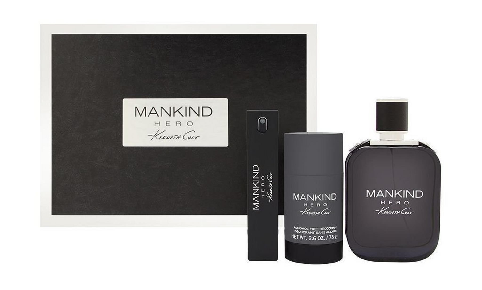 Mankind Hero Gift Set by Kenneth Cole Mens Perfume Eau de Toilette