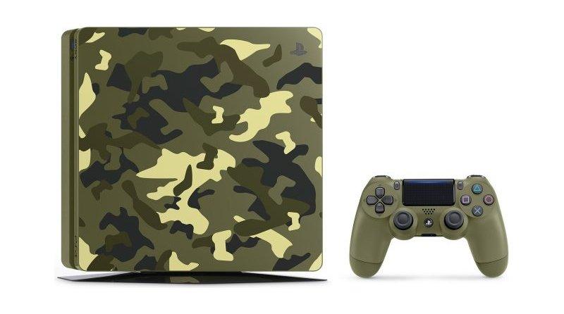 Sony PlayStation 4 Slim 1TB Console Call of Duty WWII Limited Edition + Sennheiser GSP 300 Wired Gaming Headset + Dishonored 2 + Tom Clancy's: The Division - PS4 Game
