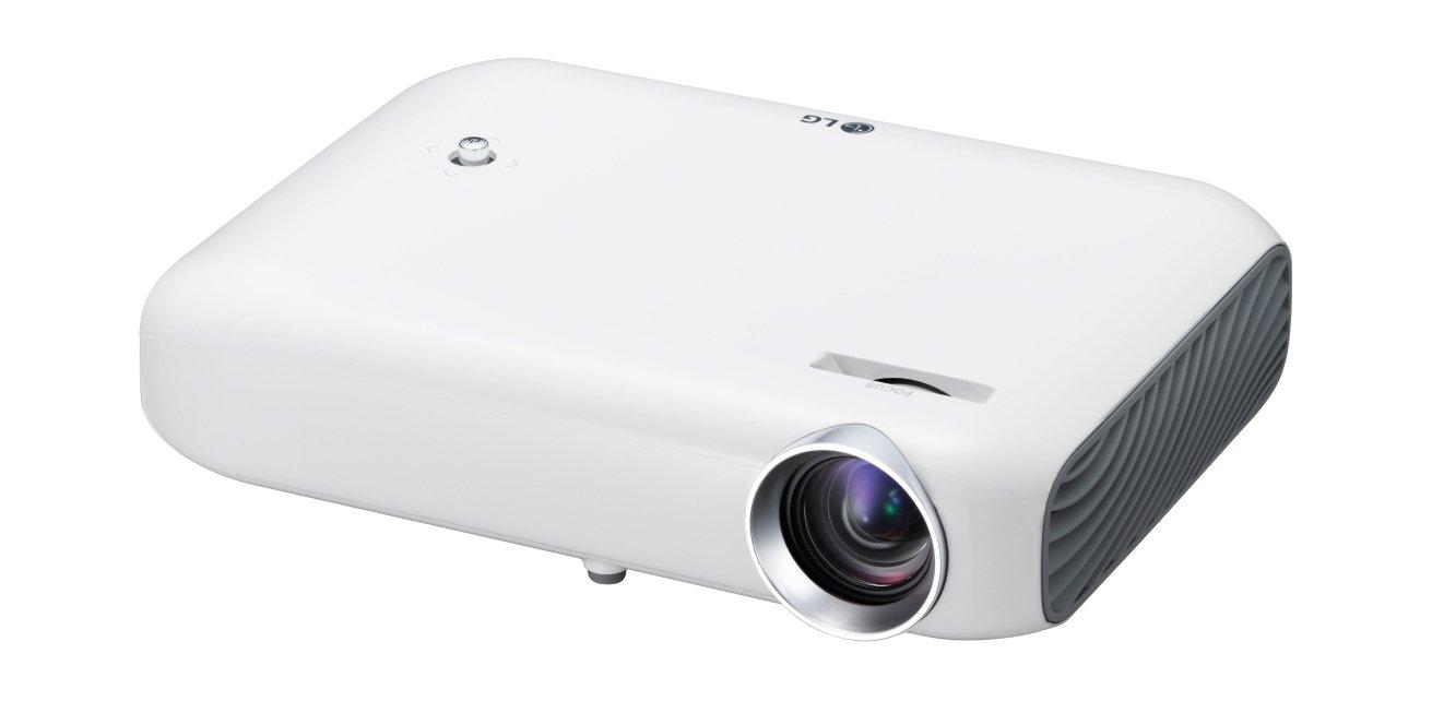 LG PW1000G-GL 1000 Lumen Minibeam Screenshare LED Projector - White