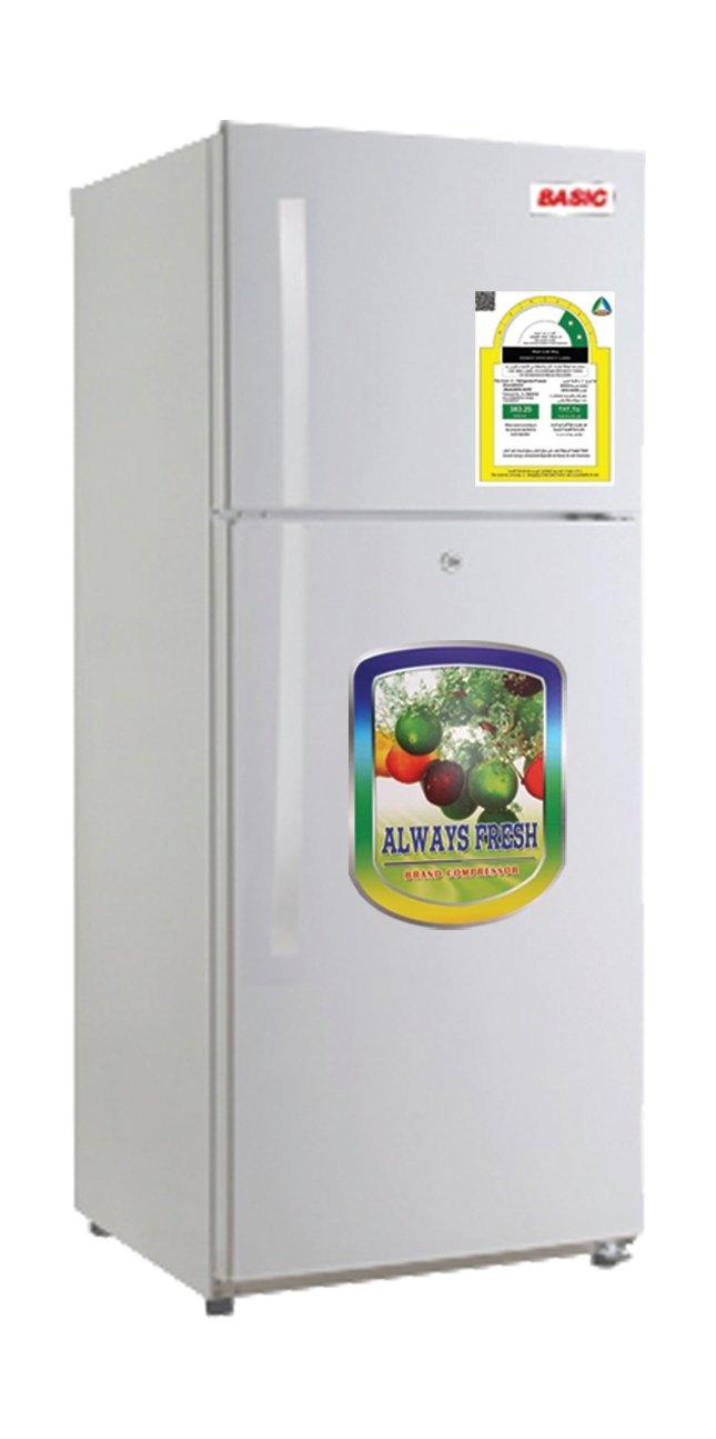 Basic 11.1 CFT Topmount Refrigerator (BRD442W) White Price in Kuwait Xcite