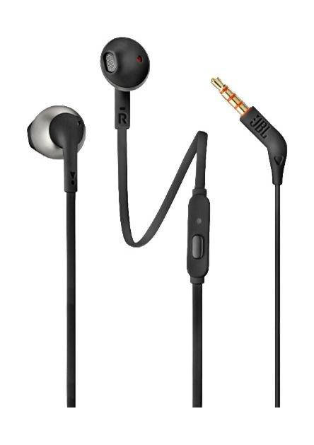 Buy JBL T205 Wired Earphone With Microphone Black online Xcite Kuwait