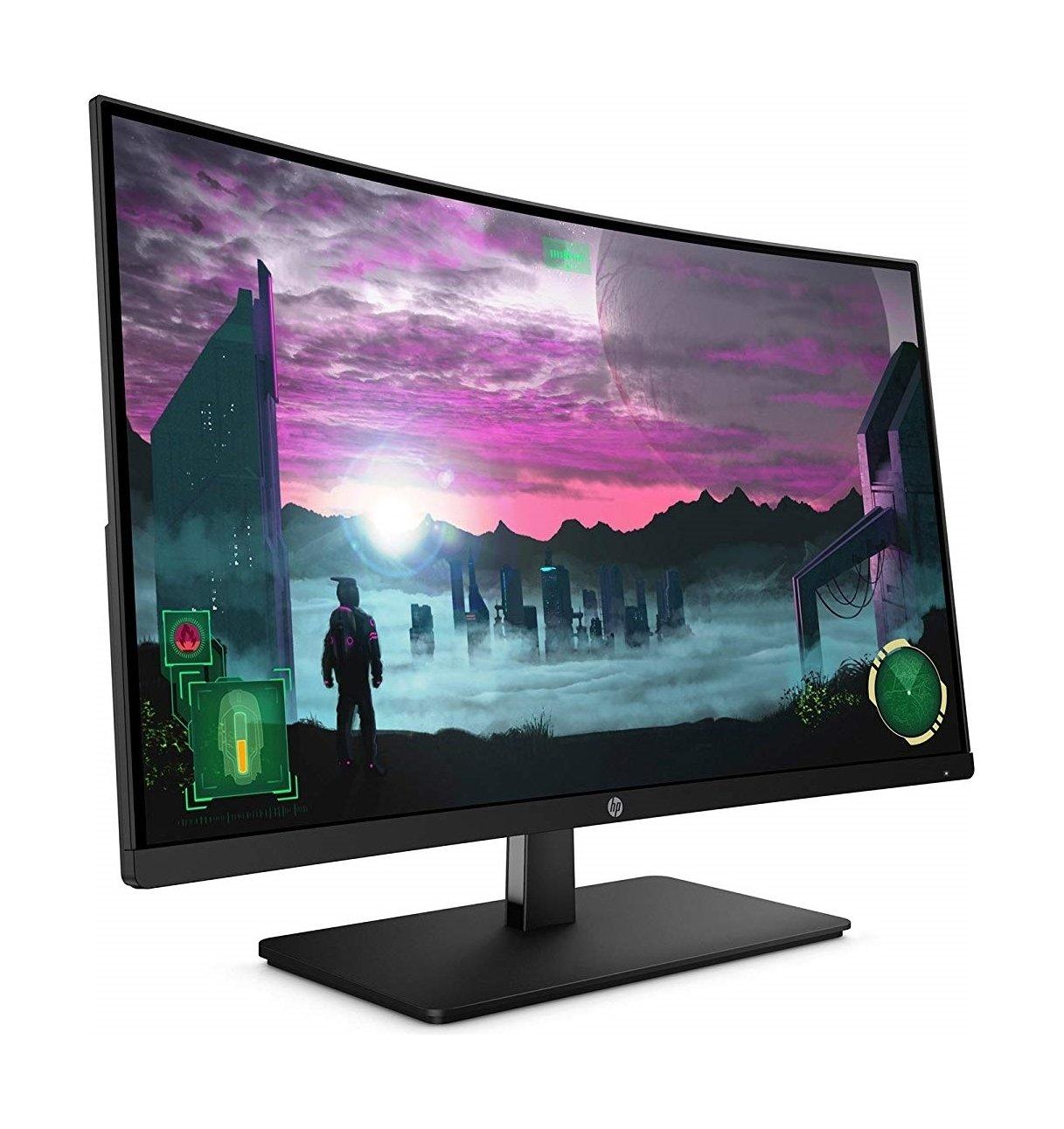 HP 27x Curved Display 27 inch FHD Gaming Monitor - Black