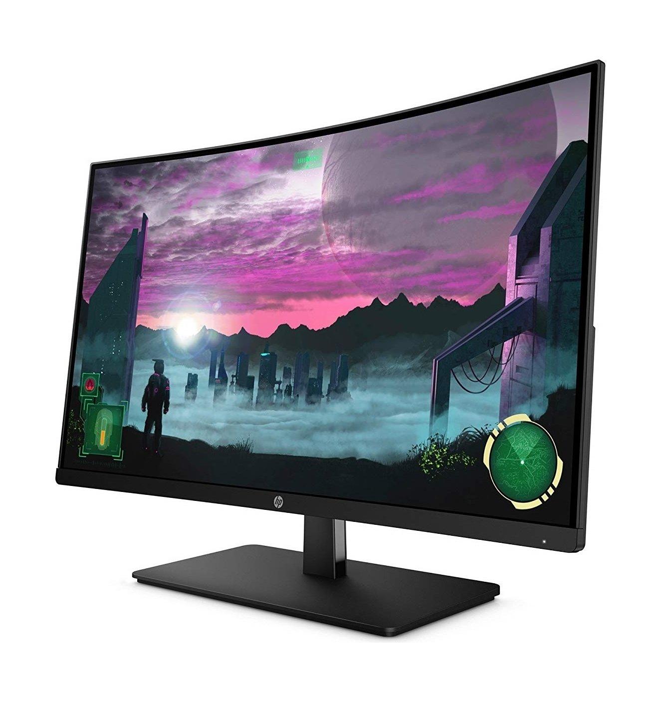 HP 27x Curved Display 27 inch FHD Gaming Monitor Black