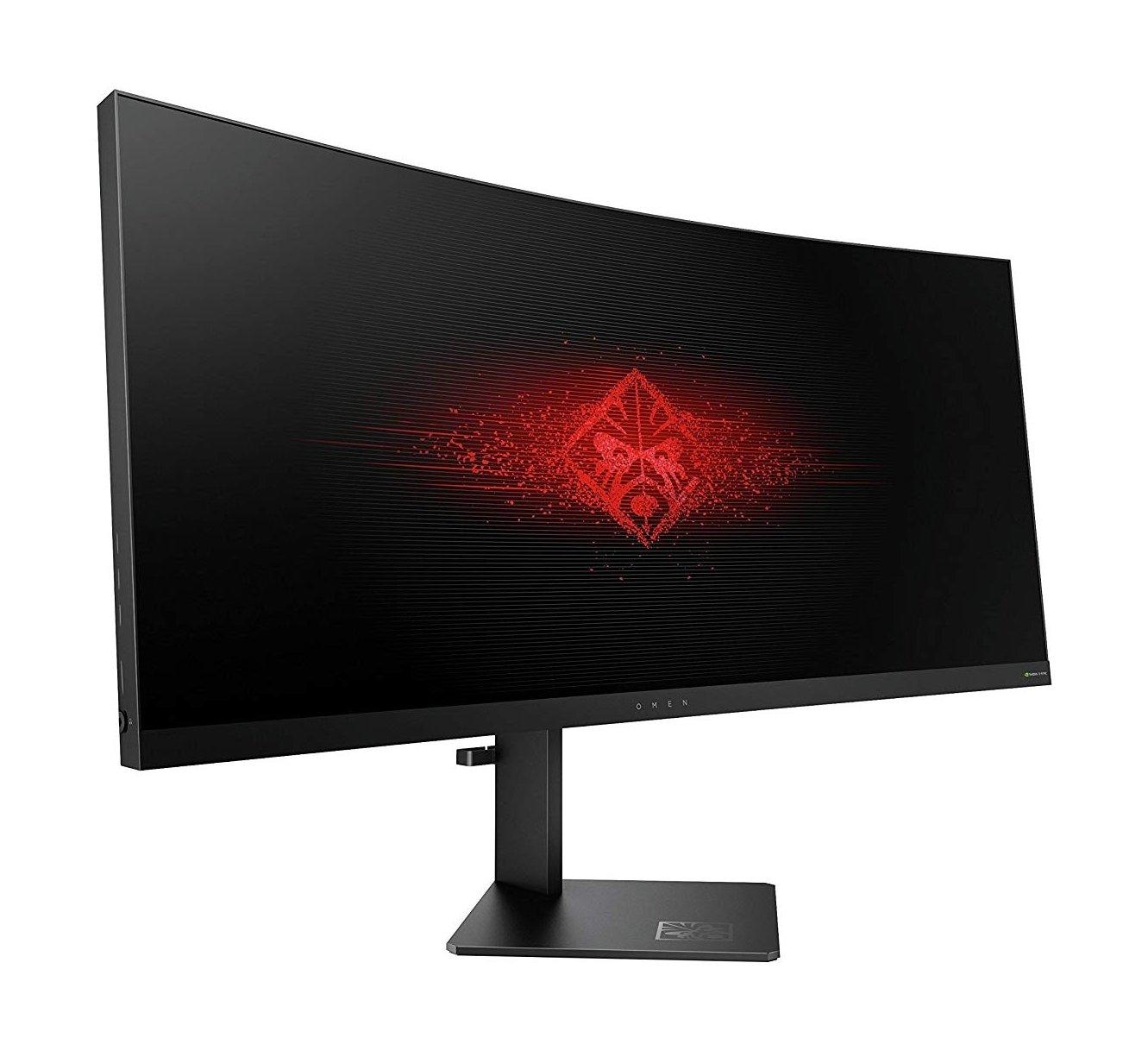 HP Omen X 35 inch WQHD Curved Display Gaming Monitor - Licorice Black