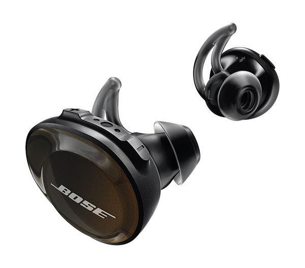 سماعة الأذن اللاسلكية ساوندسبورت فري من بوس - أسود