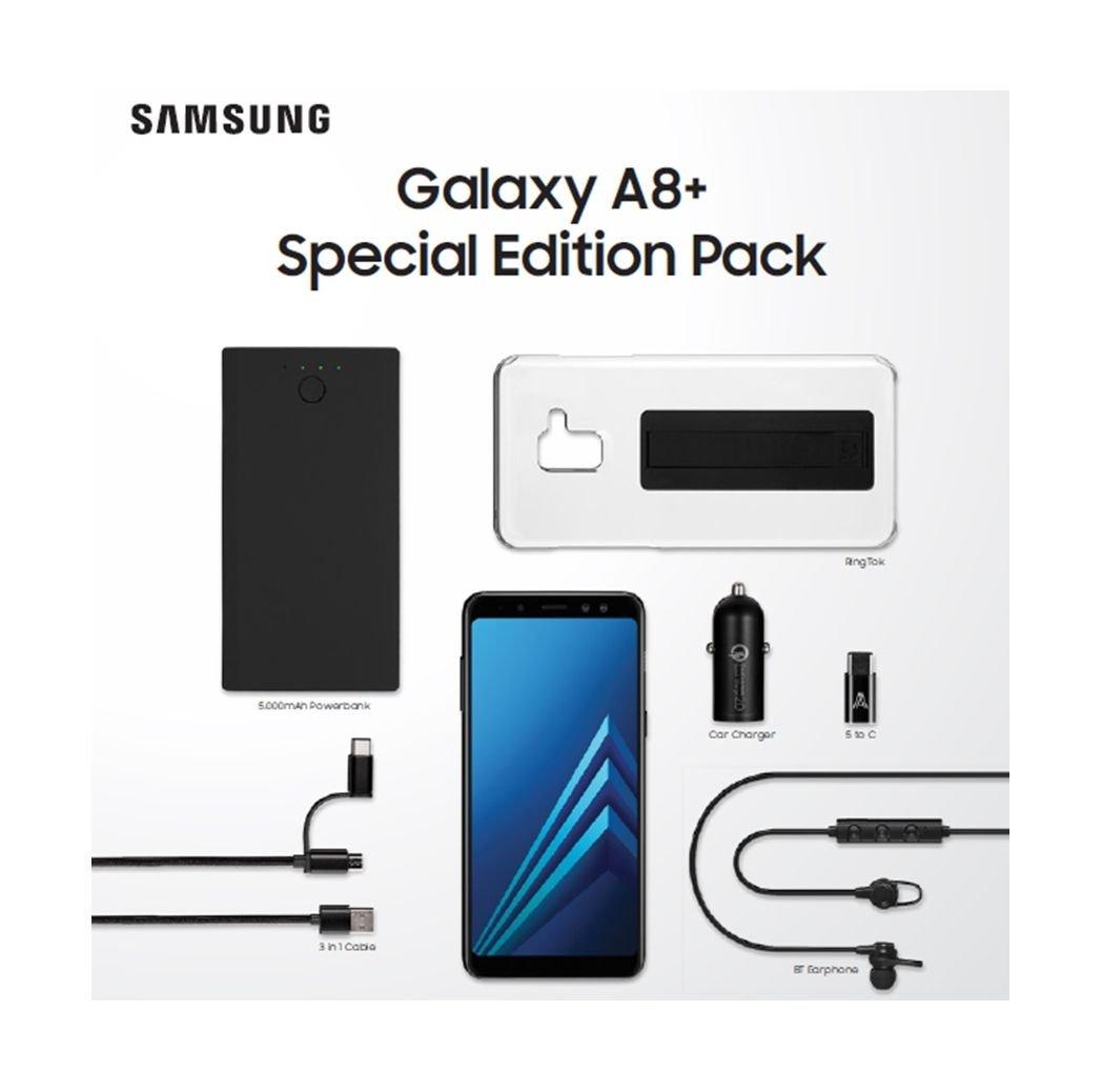 Samsung A8+ Value Pack Accessories Price in KSA - Xcite