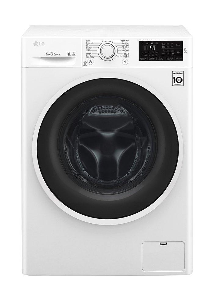 LG Front load 8 KG Washing Machine (WFC0814WH) - White