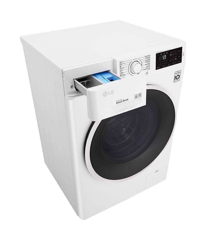 LG Front load 8 KG Washing Machine (WFC0814WH) - White