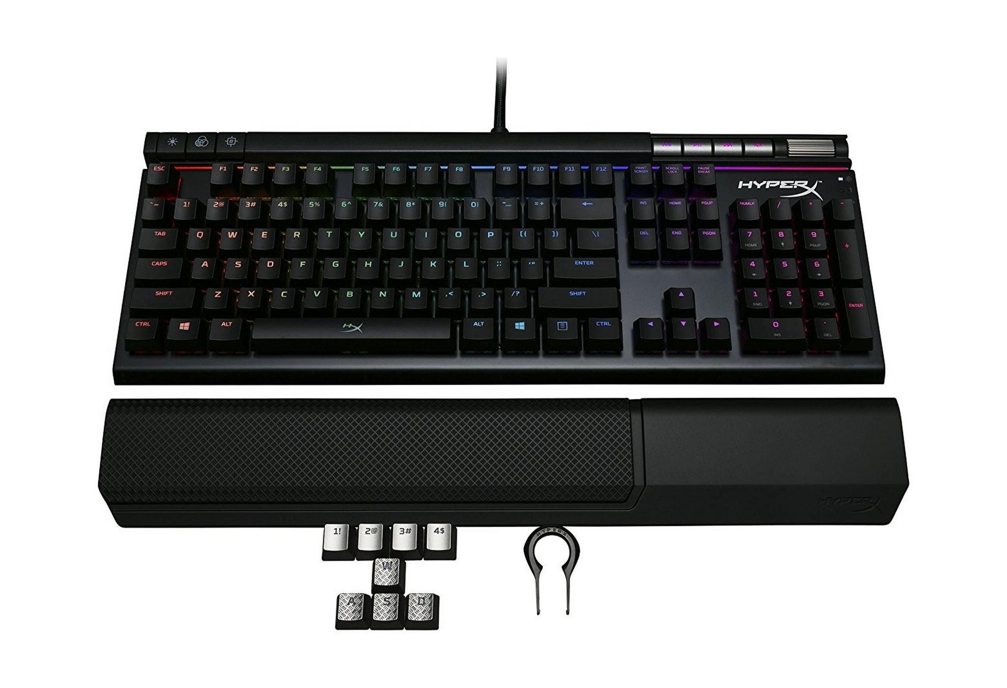 لوحة مفاتيح الألعاب الميكانيكية هايبر إكس ألوي إليت آر جي بي - أسود