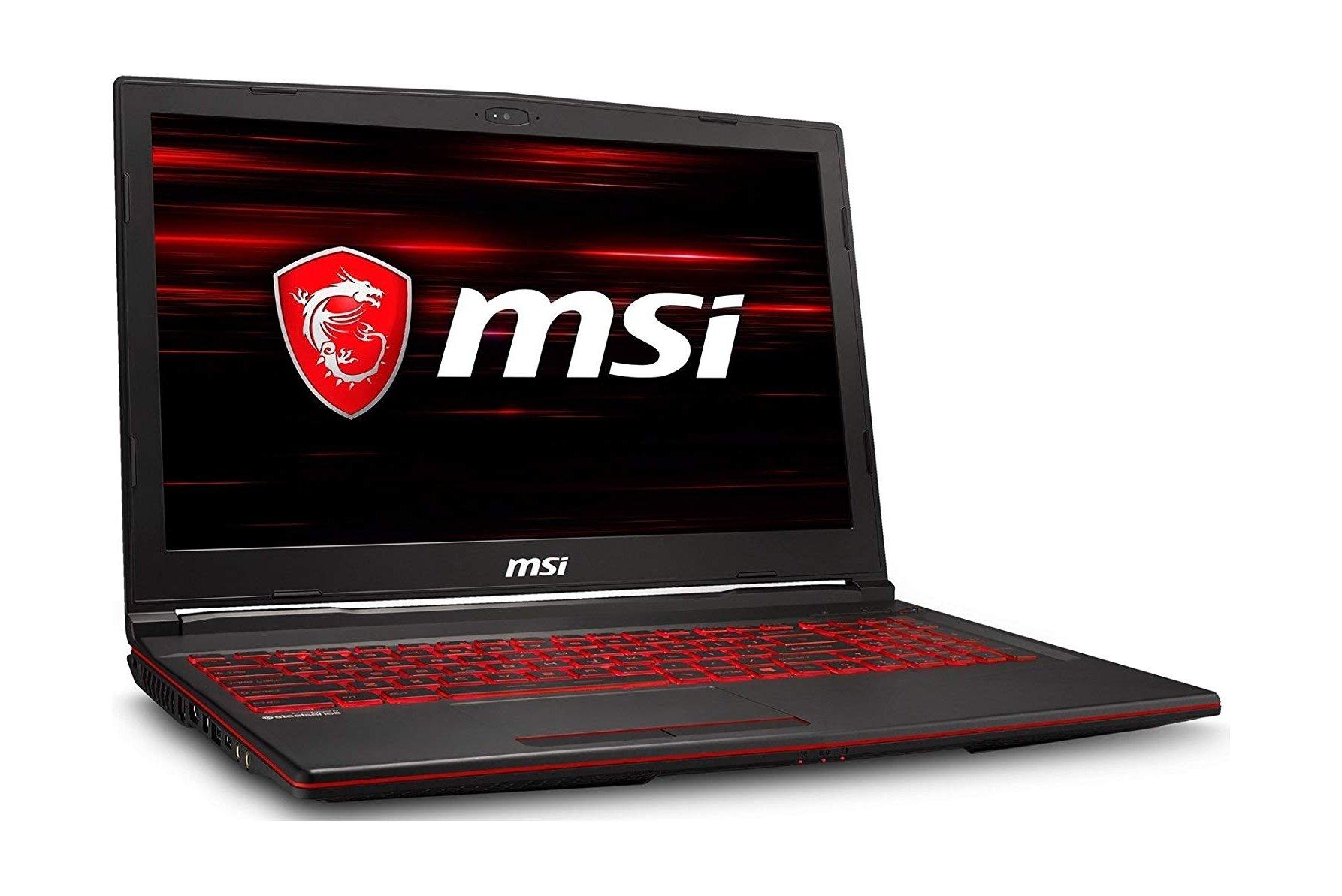 MSI GeForce GTX 1050 4GB Core i5 8GB RAM 1TB HDD 15.6 inch Gaming Laptop (GL63 8RC) - Black