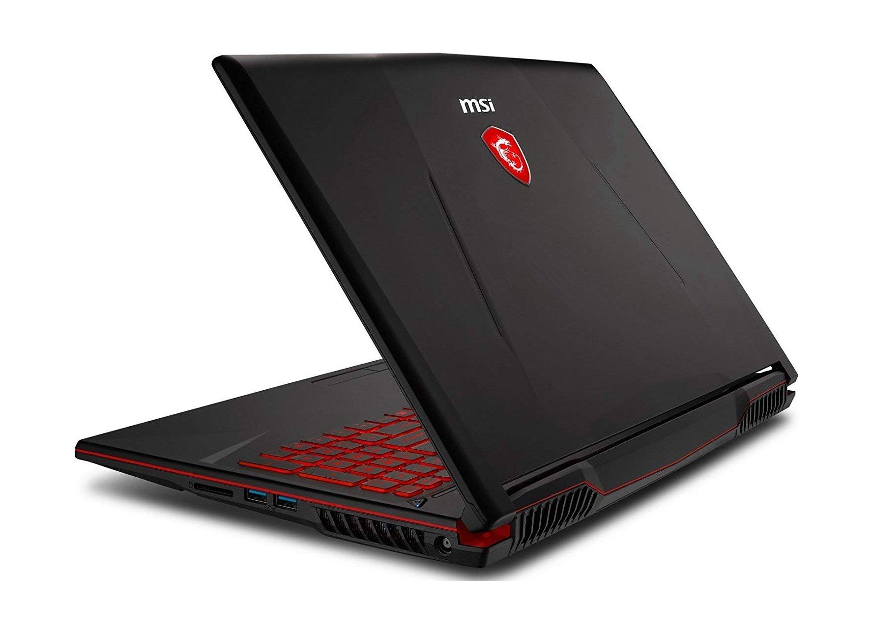 MSI GeForce GTX 1050 4GB Core i5 8GB RAM 1TB HDD 15.6 inch Gaming Laptop (GL63 8RC) - Black