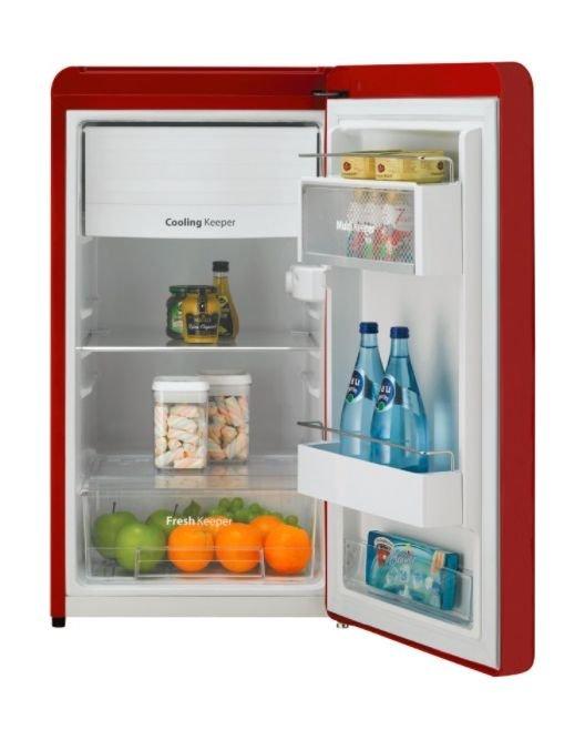 Daewoo The Classic Retro Style Single Door Refrigerator (FN-153R) - Red