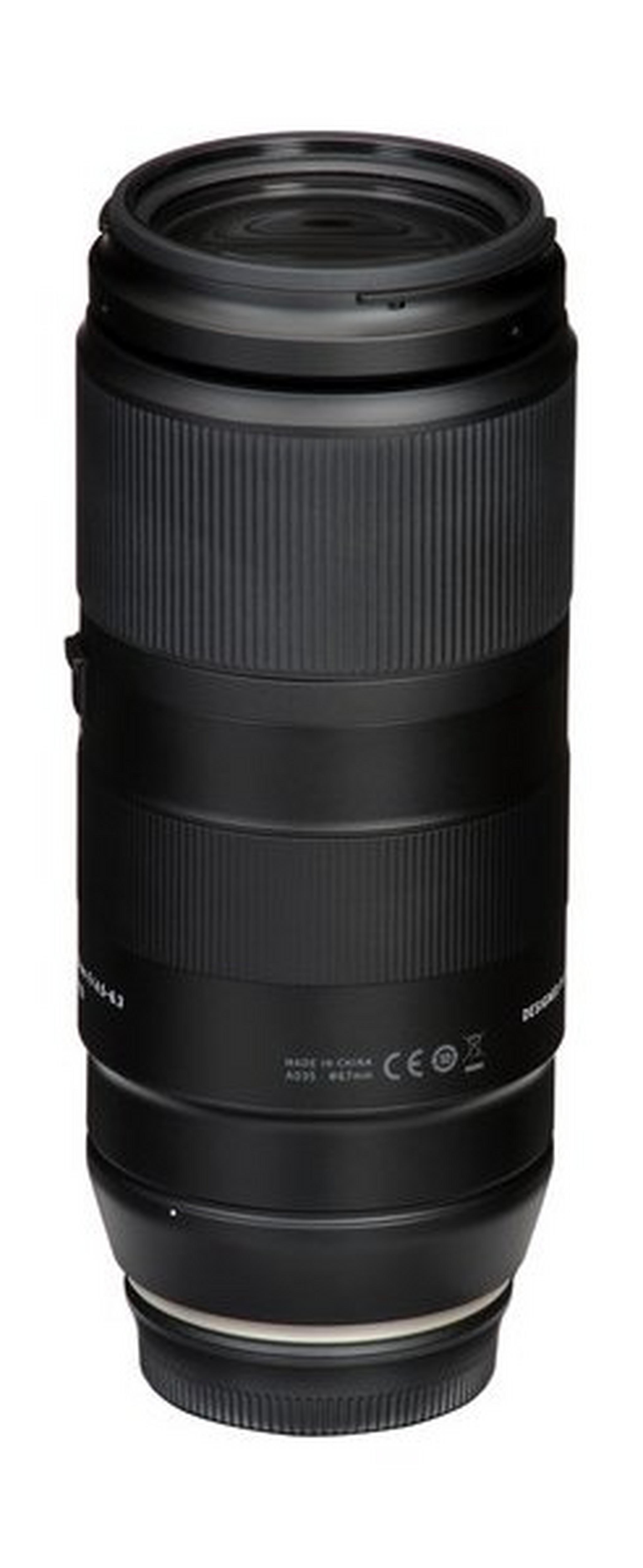عدسة تامرون (A035E) ١٠٠ - ٤٠٠ ملم بفتحة قياس إف / ٤,٥ - ٦,٣ دي آي مع تقنية تعويض الاهتزاز (VC) لكاميرا كانون - أسود