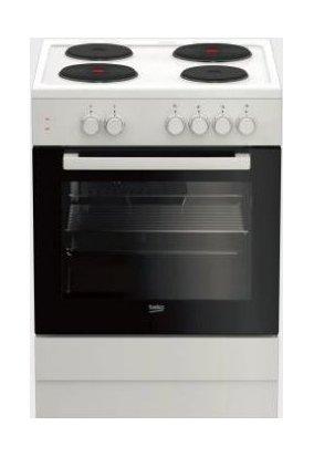Beko 60X60 4 Burner Free Standing Electric Cooker (FSS66000GW) - White