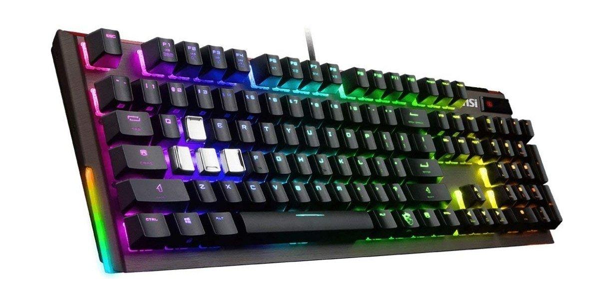 MSI Vigor GK80 US Backlit RGB Dedicated Hot Keys Mechanical Gaming Keyboard