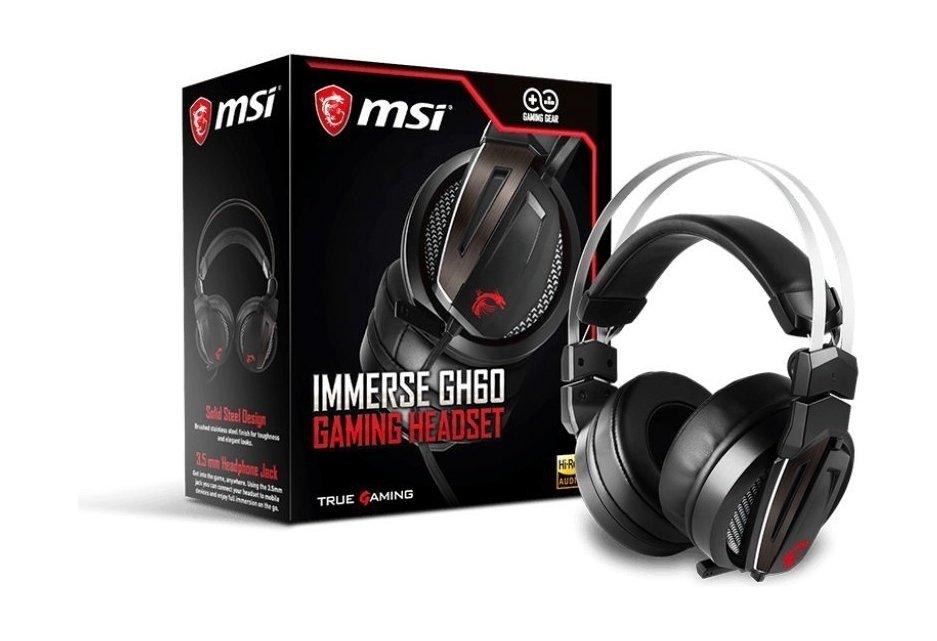 MSI GH60 Stainless Steel HI Res Audio Gaming Headset