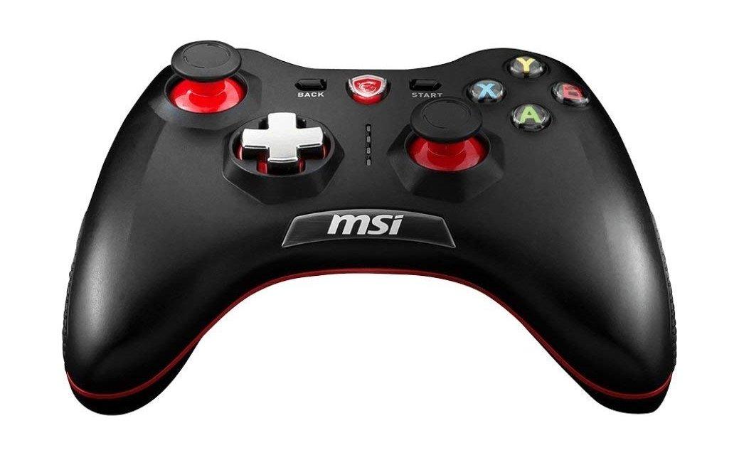 وحدة تحكم الألعاب اللاسلكية إم إس آي فورس GC30 لإجهزة الويندوز و الهواتف الذكية بنظام تشغيل أندرويد - أسود