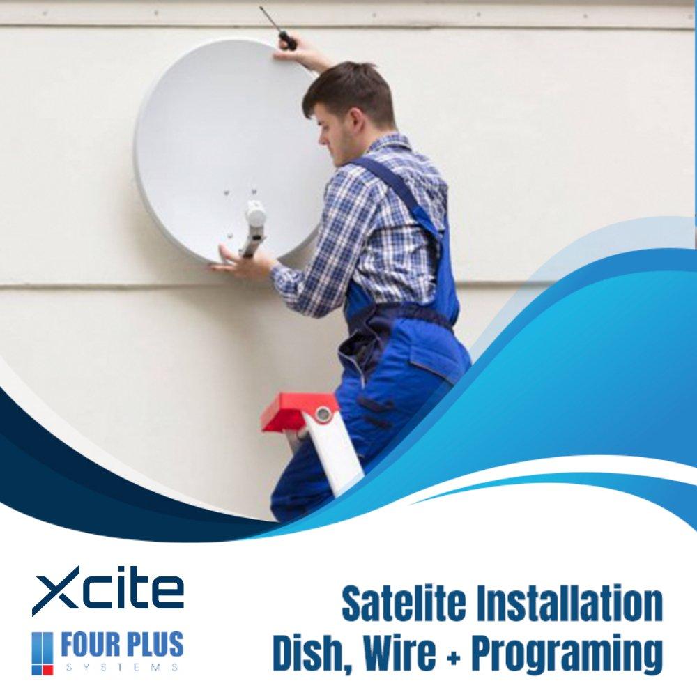 خدمة تركيب دش ستلايت (طبق، سلك + برمجة)