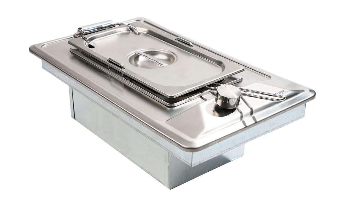 Glem Gas Electric Fryer 30 CM (P3FNII) - Stainless Steel