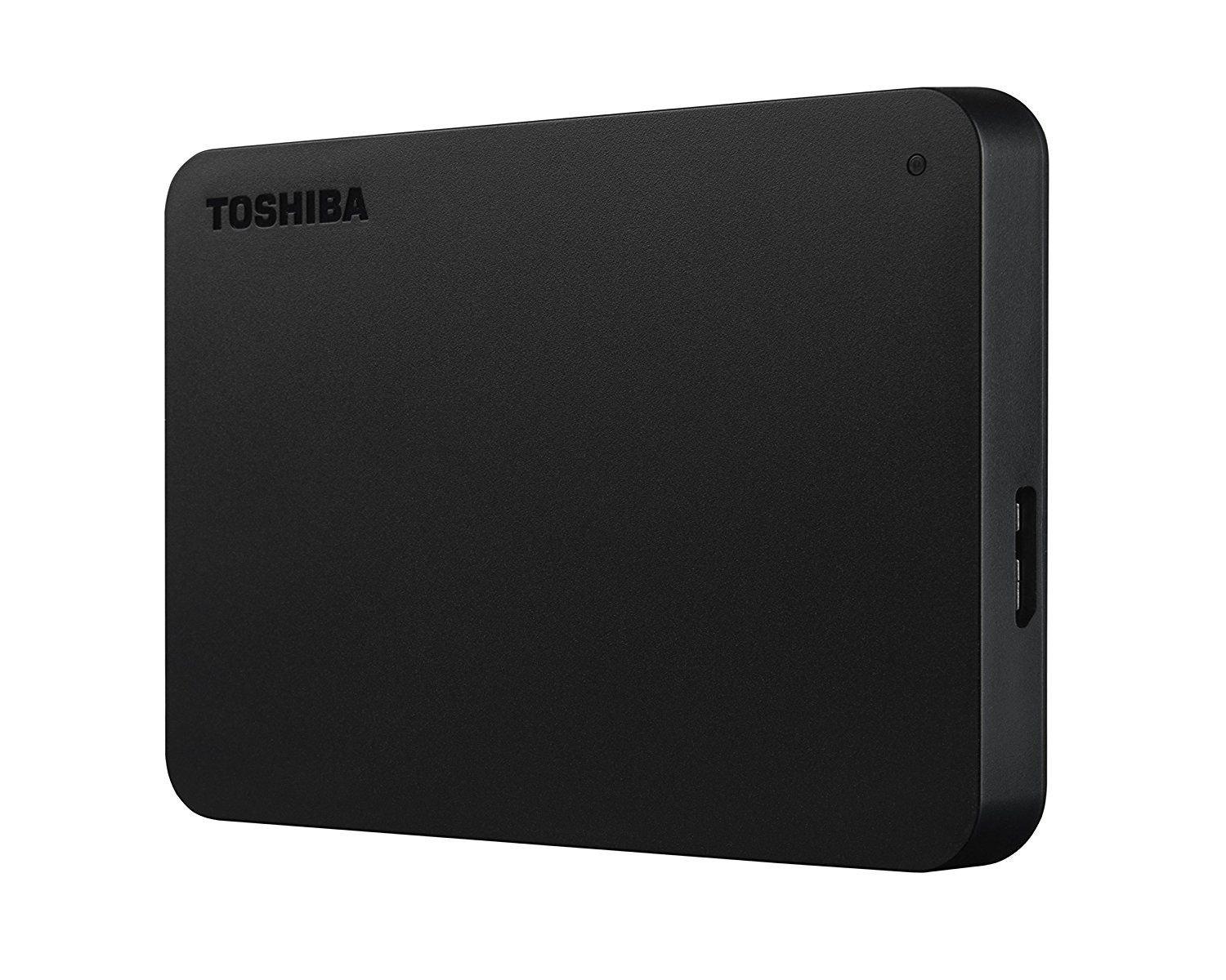 Toshiba Canvio Basic 1TB Hard Drive - Black