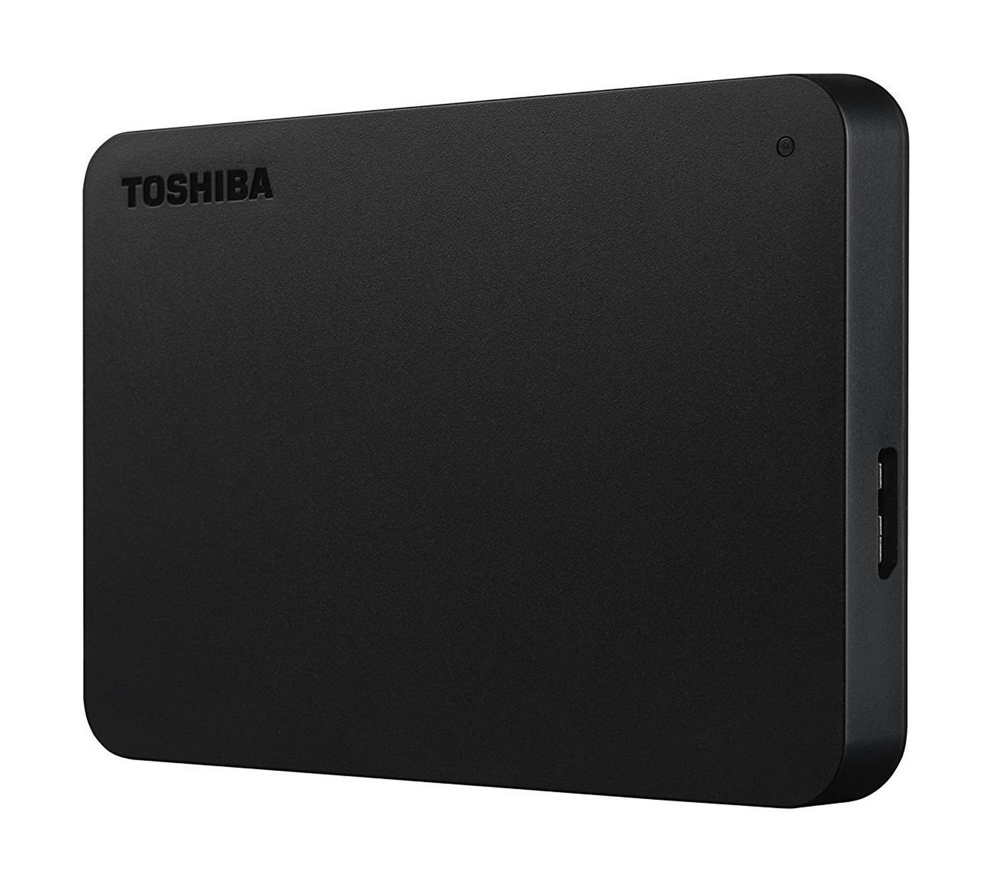 Toshiba Canvio Connect 2TB Portable Hard Disk - Black