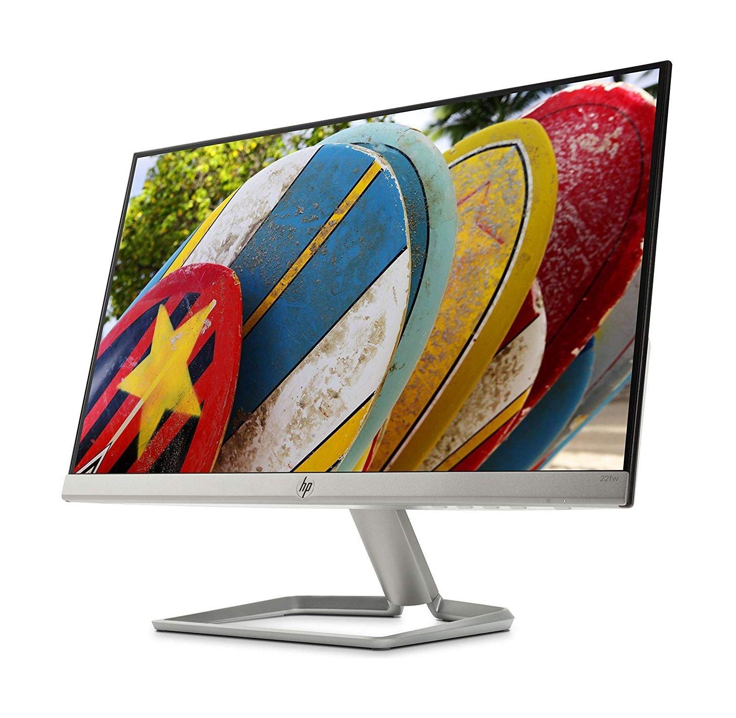 HP 22FW 21.5 inch Full HD Monitor - White