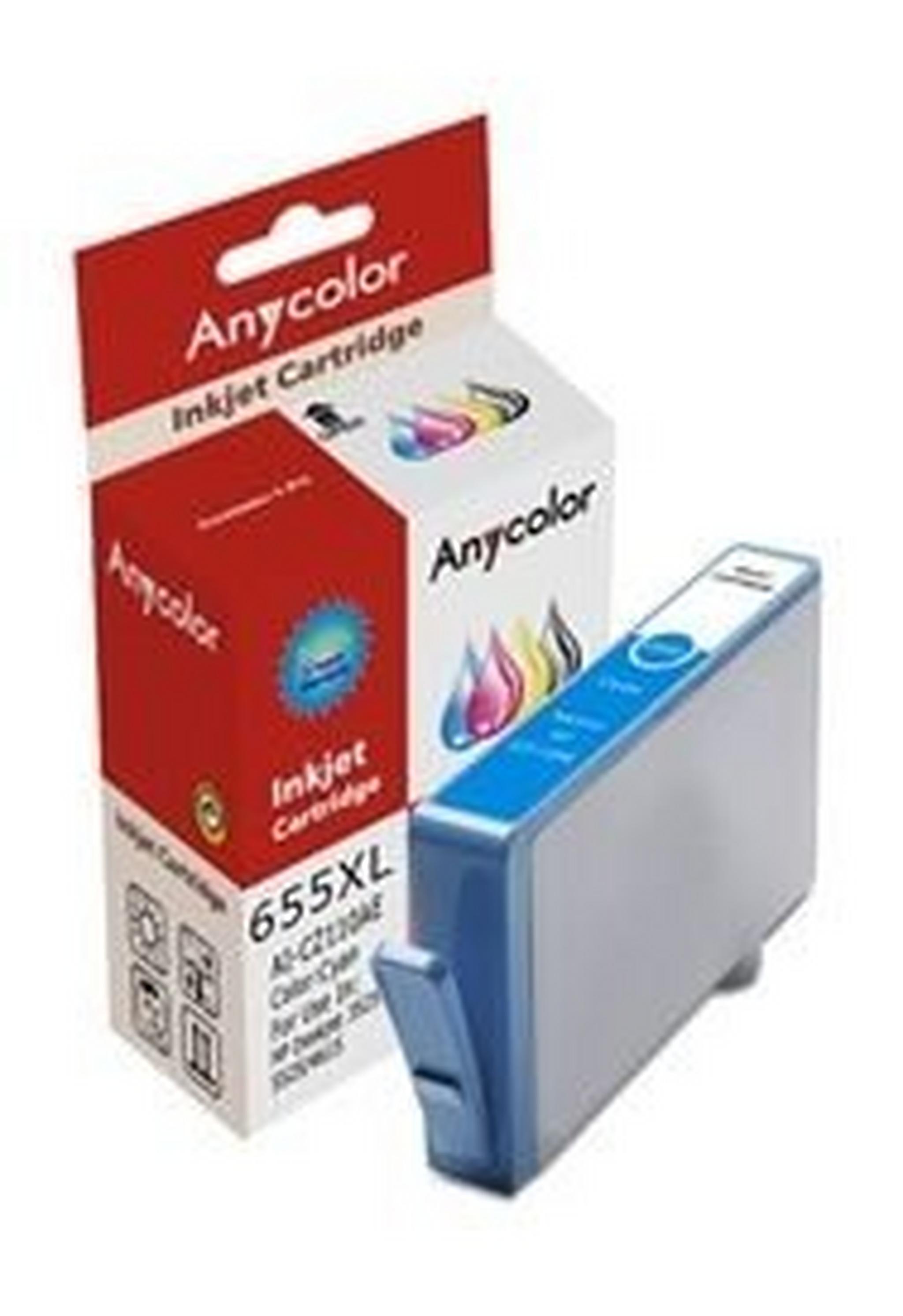 AnyColor 655XL High Yield Ink Cartridge - Cyan