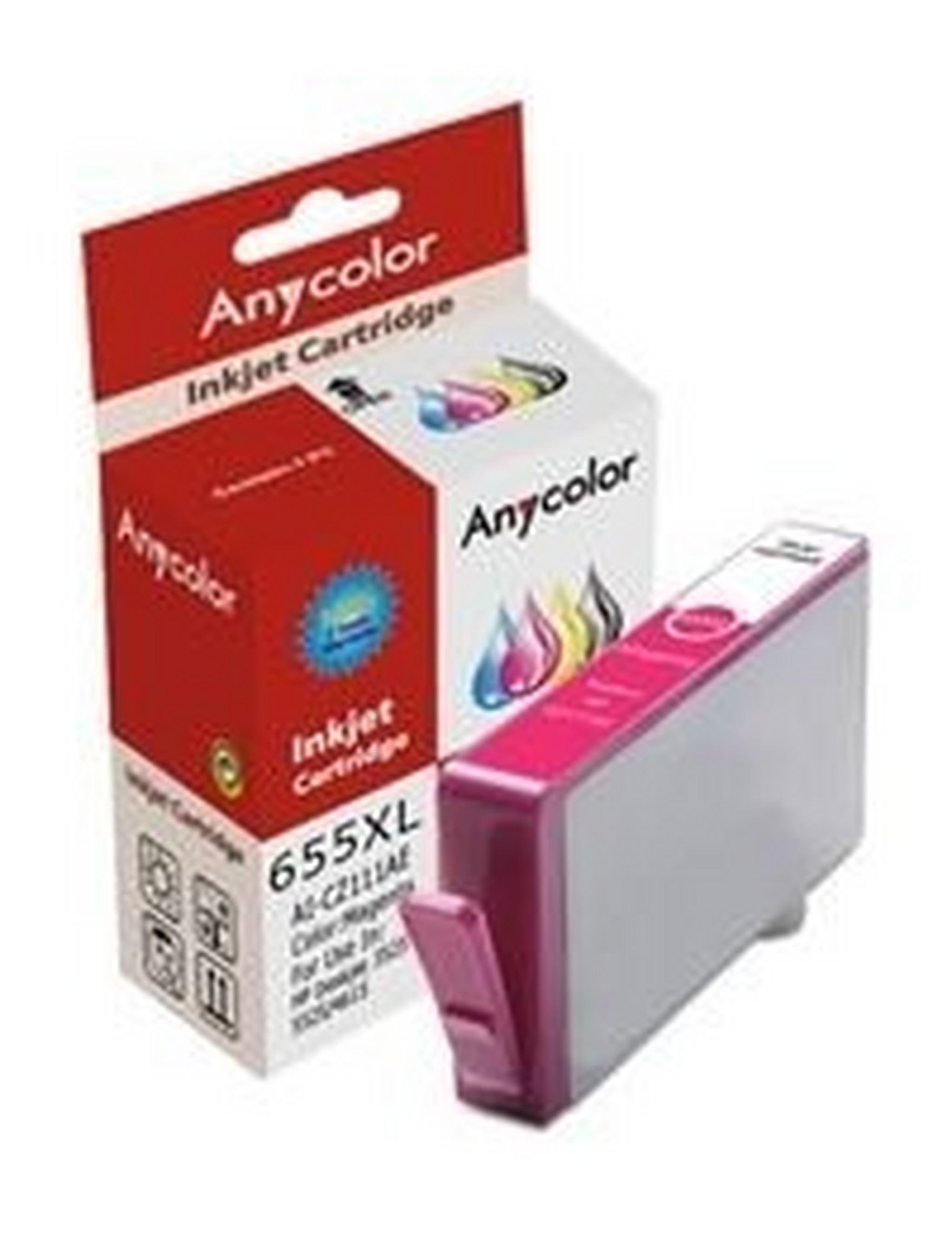 AnyColor 655XL High Yield Ink Cartridge - Magenta