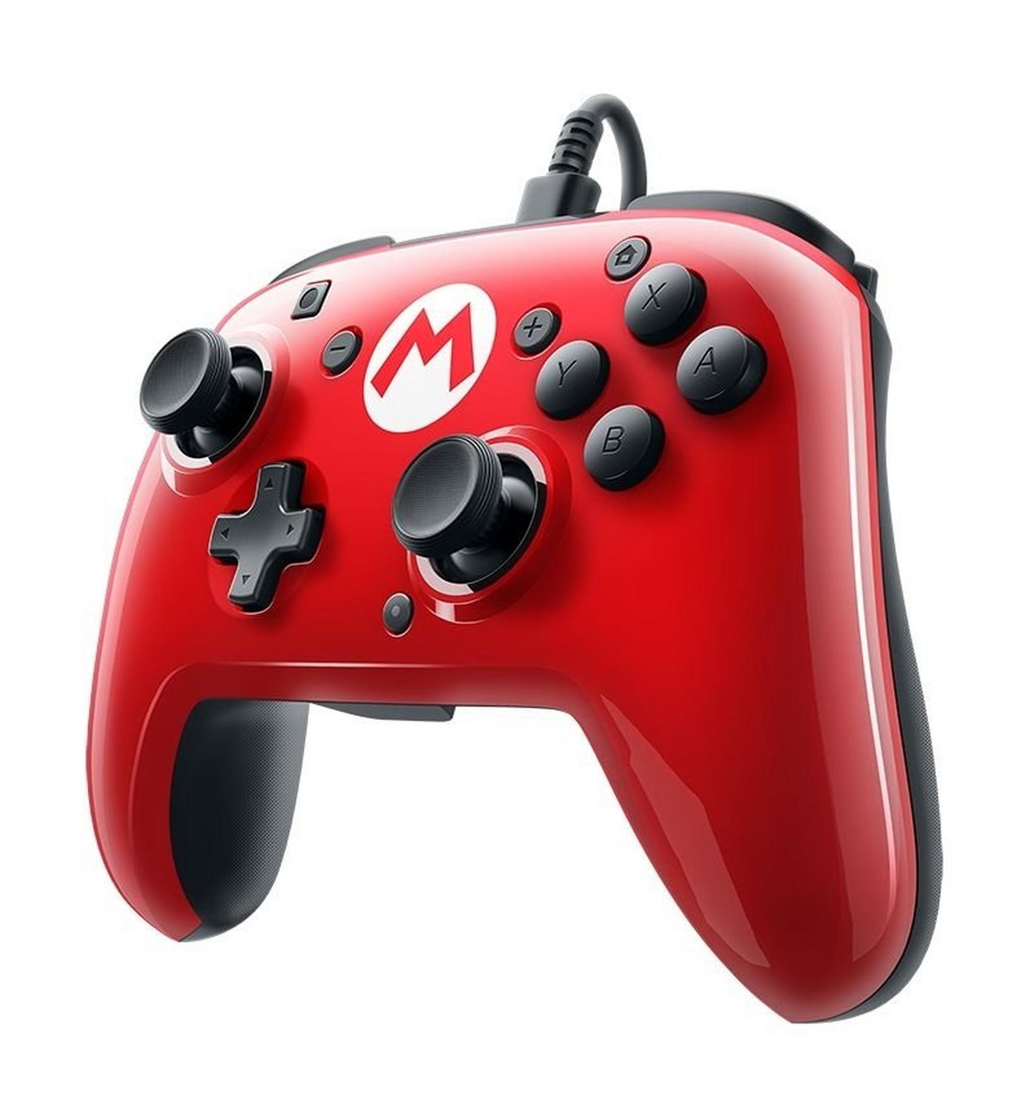 PDP Faceoff Wired Pro Controller For Nintendo Switch - Mario