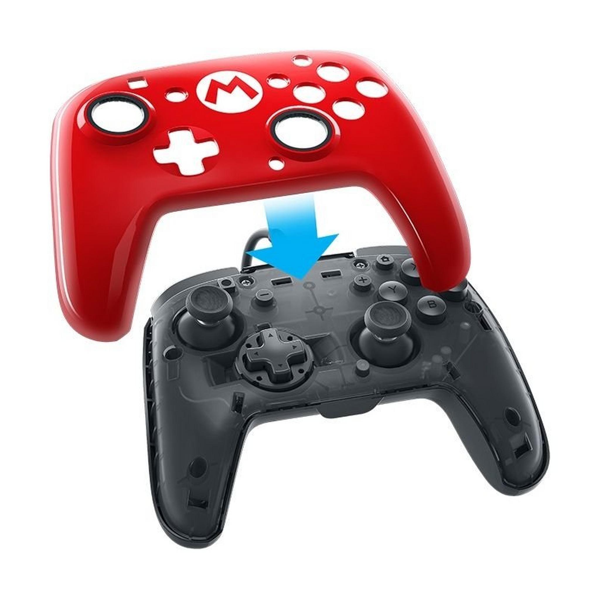PDP Faceoff Wired Pro Controller For Nintendo Switch - Mario