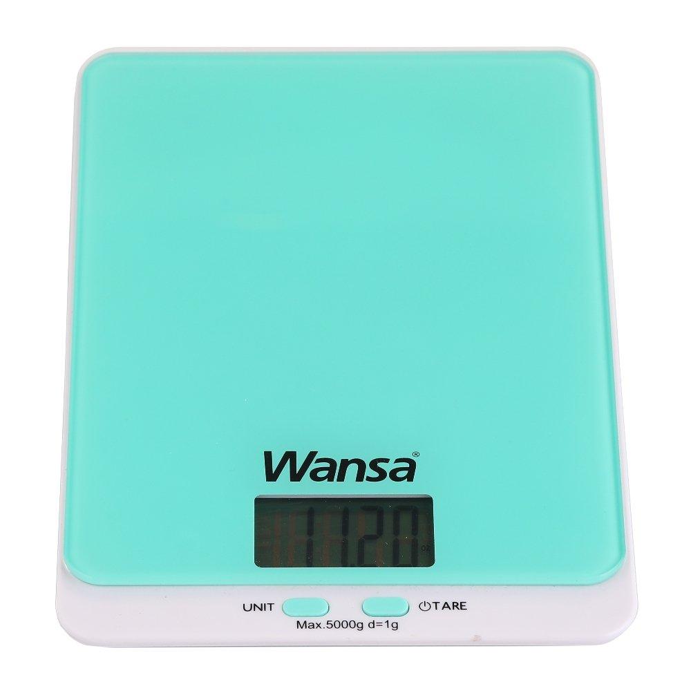 Wansa EC415-GR 5Kg Digital Kitchen Scale - Blue