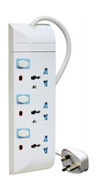 Philips 3 Universal Outlets 2M Extension Cable (PE003)