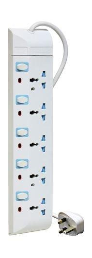Philips 5 Universal Outlets 2M Extension Cable (PE009)